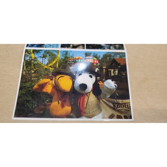Vintage Knott's Berry Farm Souvenir Photo Postcard Booklet Theme Park 5 Cards - Picture 2 of 10